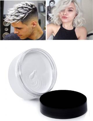 MYEONG Strong Hold And Volume For Highlights, Hair Color White Wax , White