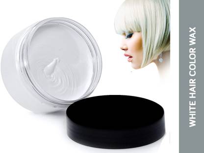 YAWI New Hair Dye Styling Cream Mud Hairstyle Temporary Hair Color White Wax , white