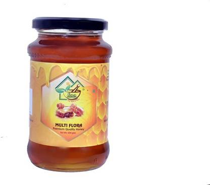 KNV Multiflora Honey Unprocessed, Unfiltered, 500 Grams