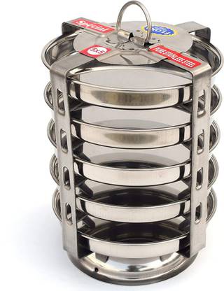 PGD Thatte idli Maker Stand with 5 Plates (7inch) use The cookers and Steamers Standard Idli Maker