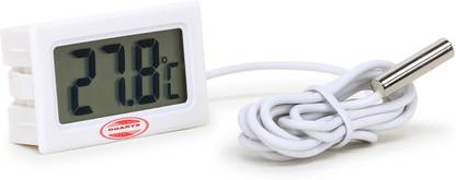 DGARYS freeze digital sensor wired for fridges, Indoor Outdoor Pocket LCD Electronic Touch Free Kitchen Thermometer