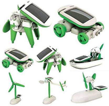VISHWA Educational Solar Robot Kit-DIY Build Kit Building Science Project ExperimentKit
