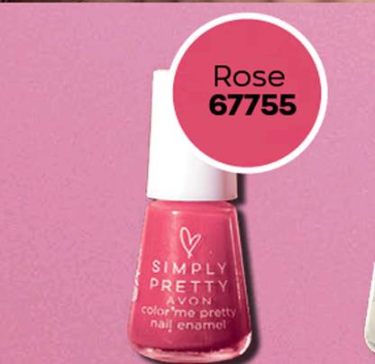 AVON Premium Quality Waterproof nail polish / paint shades - Rose set of 1 Rose