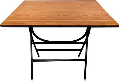 AVRIAN Portable Folding Multi-Purpose Laptop Desk Cum Engineered Wood 4 Seater Dining Table