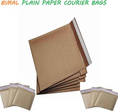 Bimal 11*14 CLEAR SIZE PLAIN PAPER COURIER BAGS SECURITY BAG 30 PCS 11*14 Security Bag