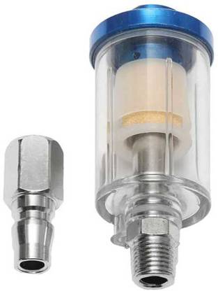 HU CREATIONS 1/4'' Water Oil Separator Air Filter Moisture Trap With European Style HVLP Sprayer