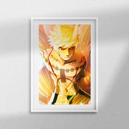 Naruto 9 Tailed Fox Poster ( Canvas Paper ) Canvas Art