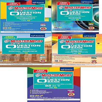 Blueprint- Cbse Term 2 Mastermind Question Bank Mathematics(Std)-Science-Social Science-English-Hindi A For 10th Class (Set Of 5 Books)