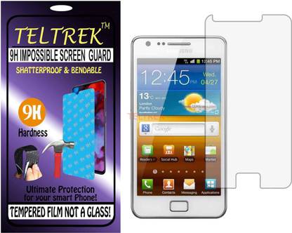 TELTREK Tempered Glass Guard for SAMSUNG GALAXY S2 (Flexible Shatterproof)