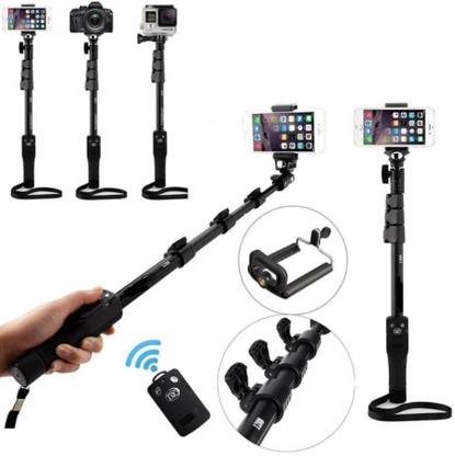 ARHUB Selfie Stick Compatible for DSLR, Mobile(real-me,MI,Op-po), Canon, Nikon etc Monopod Kit