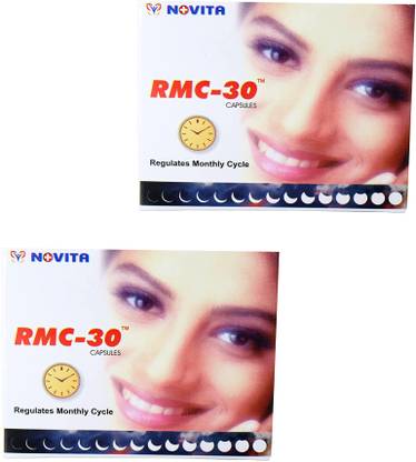 नोविता RMC 30 Regulates Monthly Menstrual Cycle Help in PCOS & Relief from Pain & Cramp