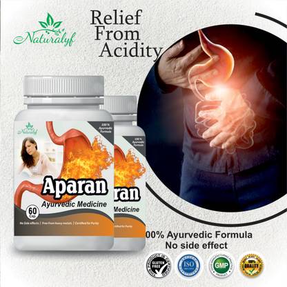 naturalyf Aparan Capsules Ayurvedic for relief from gas(120 Capsule)