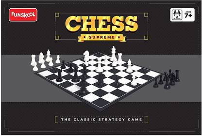 FUNSKOOL Chess Supreme Chess Set, Kids 7 & Above Board Game Accessories
