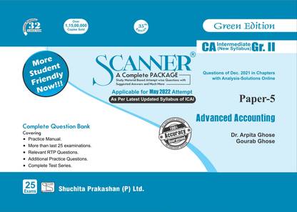 Scanner CA Intermediate Paper-5 Advanced Accounting
