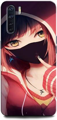 GRAFIQE Back Cover for OPPO F15 ANIME GIRL, CUTE GIRL, LOVE, SWEET GIRL