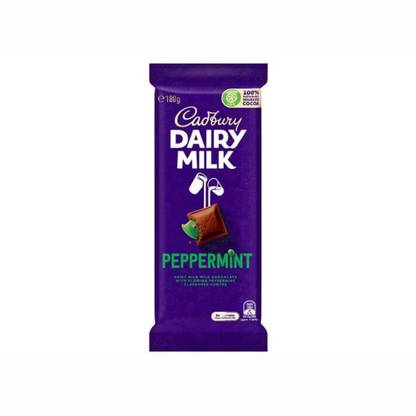 Cadbury Peppermint Chocolate (Australian Imported),180g Bars