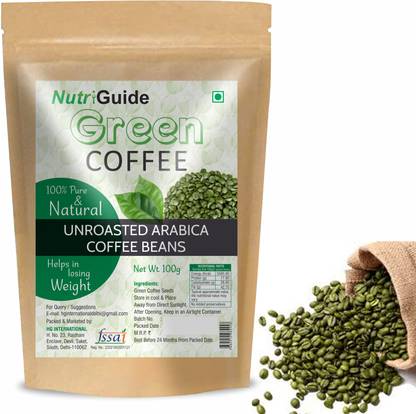 Nutri Guide Green Coffee Beans for Weight Loss (Unroasted Beans) Instant Coffee Coffee Beans