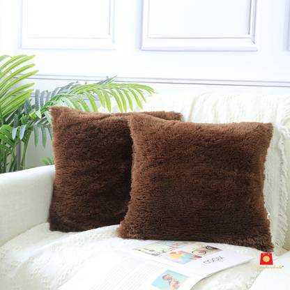 Wondershala Fur, Microfiber Cushions Cover