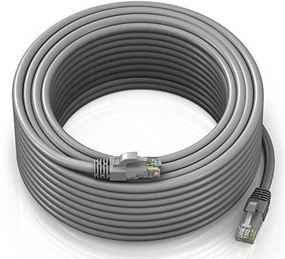 Tech-X LAN Cable 25 m 82.2 Feet 25Meter Ethernet Cable,High Speed Cat6 UTP Lan cable-Grey