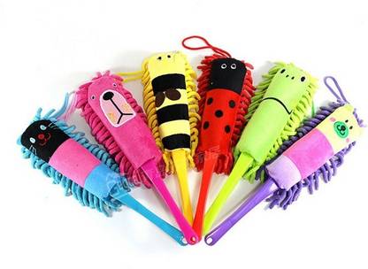 Themegastore Detachable Cartoon Microfiber Duster (Random) Dry Duster