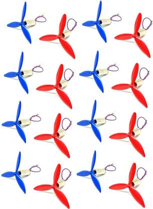 INVENTO 16Pcs DC 3.7V 816 8x16mm Micro Coreless Motor With 50mm 3 Blade Propeller Automotive Electronic Hobby Kit