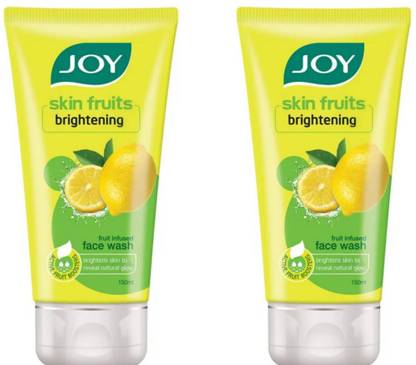 Joy skin fruits brightening face wash Combo Pack 300ml ( 2×150ml ) Face Wash