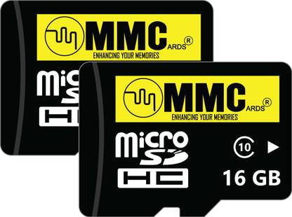 MMC Premium 16GB Micro SD card, Class 10,Fastest Speed for Smartphones, Tablets and Other Micro Slots wtih Data Transfer-Pack of 2-Lifetime warranty Ultra 16GB Memory card best for all devices Pack 2 | 16 GB MicroSD Card Class 10 15 MB/s  Memory Card Compatible with Mobile, Tablet, Camera, Computer