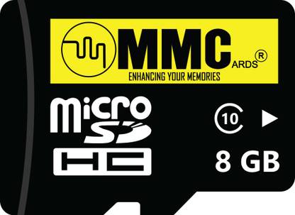 MMC Premium 8GB Micro SD card,8GB Memory Card Class 10,Fast Speed for Smartphones, Tablets and Other Micro Slots wtih Data Transfer-Pack of 1-Lifetime warranty MMC 8GB Micro SD Card Pack 1 8 GB MicroSDHC Class 10 15 MB/s  Memory Card Compatible with Camera, Computer, Gaming Console, Mobile, Tablet