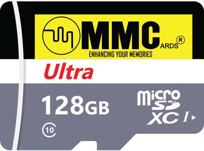 MMC Premium 128GB Micro SD card 128GB Memory Card Class 10,Fast Speed for Smartphones, Tablets and Other Micro Slots wtih Data Transfer-Pack of 1-Lifetime warranty 128gb memory card Best for smartphone, tablet & other devices. 128 GB MicroSD Card Class 10 120 MB/s  Memory Card Compatible with Mobile, Tablet, Camera, Gaming Console