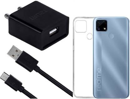 TrUST Wall Charger Accessory Combo for Realme C25