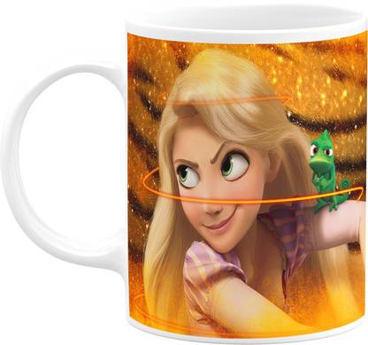 PrintingZone Rapunzal mug Princess mug Cartoon mug For Brother Boys Girls Kids (O) Ceramic Coffee Mug