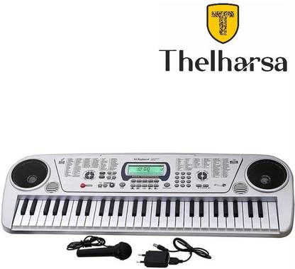 THELHARSATOYS 54 Key Electronic Musical Piano Keyboard,(54 Key & LCD Display) 54 Key Electronic Musical Piano Keyboard Analog Portable Keyboard
