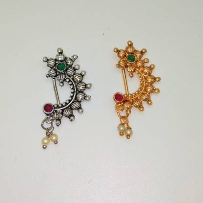 RC-AS-07-COMBO2 RHODIUM METAL BALL-GOLD METAL BALL Gold-plated Plated Alloy Nathiya