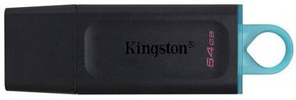 KINGSTON 64 GB USB 3.2 64 GB Pen Drive 64 GB Pen Drive Compatible with Desktop Computer, Audio Player, Laptop, Television USB 3.1 Plastic Case
