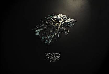 3w3HXyZD game of thrones sigils house stark wallpaper Poster Paper Print