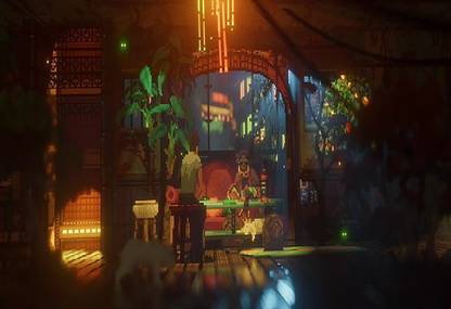 xdSw0rzy cyberpunk video games pixel art the last night wallpaper Poster Paper Print