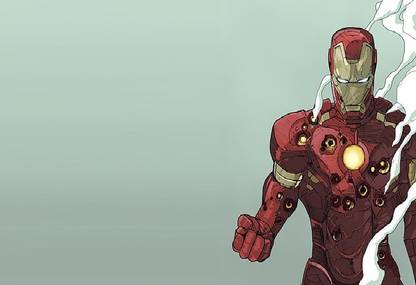 h42bgNwF iron man marvel comics wallpaper Poster Paper Print