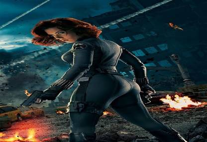 zB2Kkrwn black widow scarlett johansson avengers age of ultron wallpaper Poster Paper Print