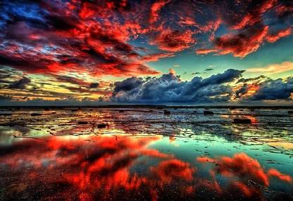 dtLqSTrM nature sun fantasy art hdr photography skyscapes wallpaper wallpaper Poster Paper Print