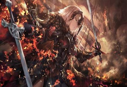 X7ZFWqdF jeanne alter fate grand order avenger fate grand order fate grand order fate series wallpaper Poster Paper Print