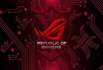QxQJWVY7 technology asus rog asus republic of gamers wallpaper Poster Paper Print