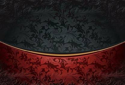 5NR8Zvr8 retro pattern vector dark wallpaper Poster Paper Print