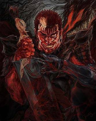 Guts Berserk Dragon Slayer Matte Finish Poster Paper Print
