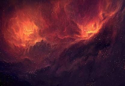 J45zXWN0 space artwork nebula universe wallpaper Poster Paper Print
