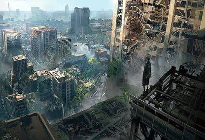 fRc1Hw2n nier automata video games artwork digital art wallpaper Poster Paper Print