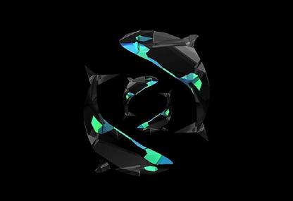 7hZvpjRP digital art minimalism simple background animals wallpaper Poster Paper Print