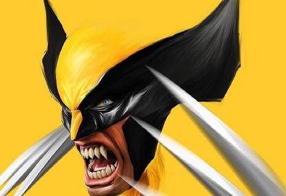 jqNFZxkx wolverine marvel comics adamantium claws wallpaper Poster Paper Print