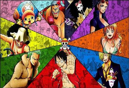 T3Qvddrj one piece straw hat straw hat pirates anime wallpaper Poster Paper Print