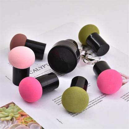 BELLA HARARO Elastic Soft Mushroom Shape Beauty Blender Sponge Makeup Puff with Box