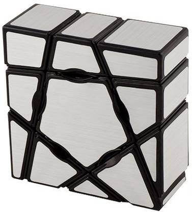 Spark Cube YJ 1x3x3 Floppy Ghost cube Puzzle (Silver)